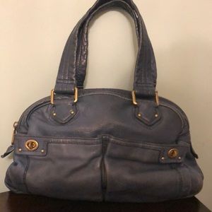 Marc by Marc Jacobs Blue Leather Shoulder Bag